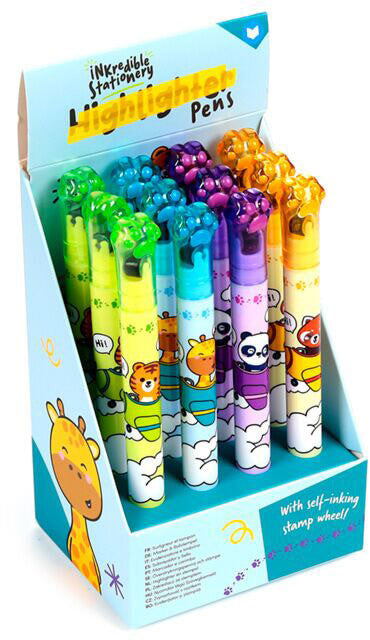 2 az 1-ben szövegkiemelő és gurulós nyomda, Édes Állatok