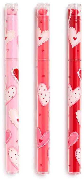 Szövegkiemelő szett, 3 db/szett, szivecskés