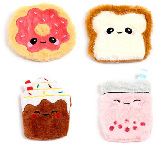 Plüss kézmelegítő, foodiemals, 4 féle változat