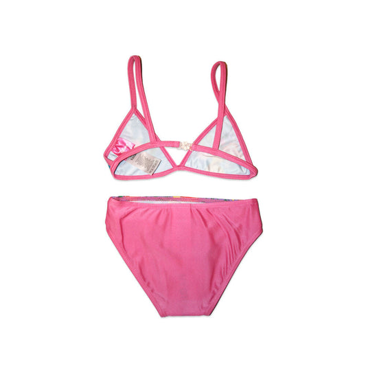 Disney Hercegnők kétrészes fürdőruha kislányoknak - virág mintával - világosrózsaszín - 104