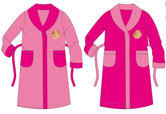 Disney Hercegnők gyerek coral köntös - pink - 128