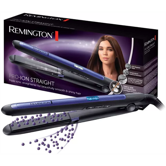 REMINGTON S7710 PRO-Ion Straight hajsimító, Tripla Ionic, kerámia ultra-turmalin bevonat, 150–230°C, 110 mm lap
