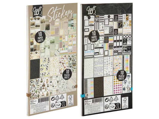 Matricás füzet scrapbookhoz, bullet journalhoz, 23x12cm, 20 lapos, kétféle változat (zöld és fekete)