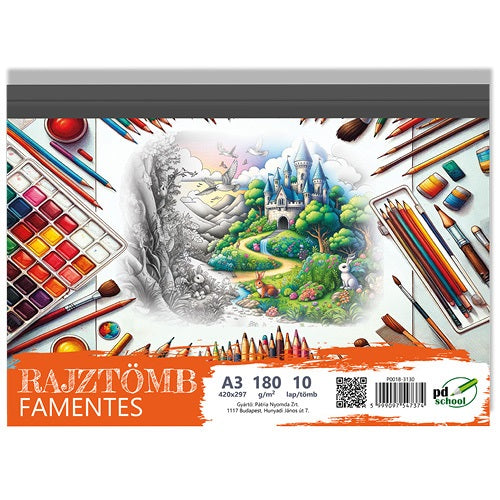 Rajztömb pd A/3 10 lap/csomag