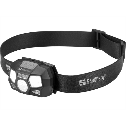 SANDBERG Fejlámpa, Headlamp 5in1 Recharge Sensor
