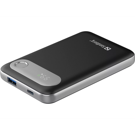 SANDBERG Hordozható akkumulátor, Travel Powerbank 10000 PD20W