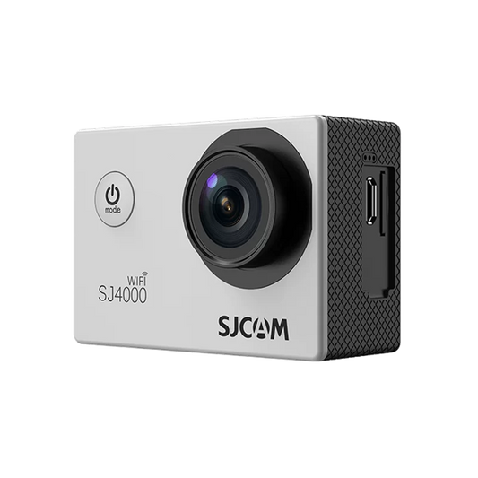 SJCAM Action Camera SJ4000 WiFi, Silver, 4K, 30m, 12 MP, vízálló tokkal, LCD kijelző 2.0, időzítő funkció, lassítás