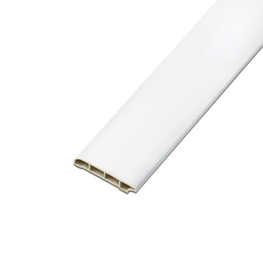 Vinyl SPC padlószegély Snow white 2400x60x12 mm