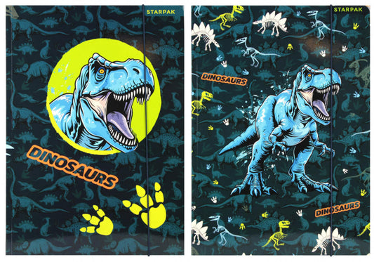 Dinoszaurusz gumis mappa A/4, Starpak, kétféle (559701)