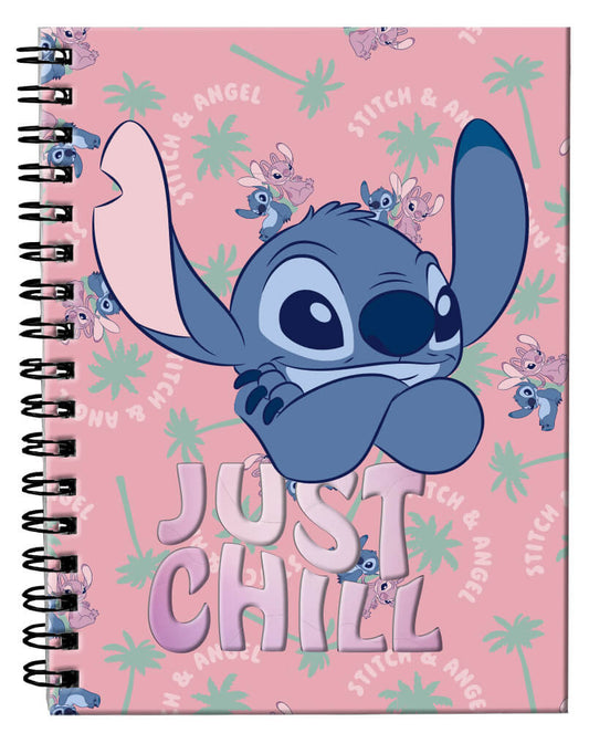 Stitch spirál napló, notesz, A/5, Paso (132532)