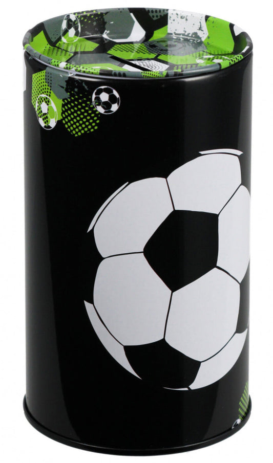 Focis persely és ceruzatartó, fém, kerek (569225)