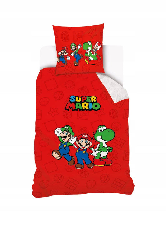 SUPER MARIO ágyneműhuzat 140x200+70x90