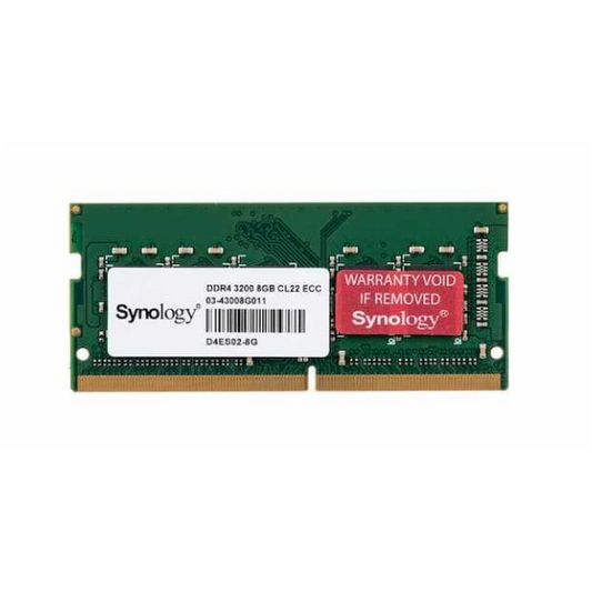 SYNOLOGY NAS Memória 8GB DDR4 ECC RAM, SODIMM