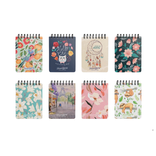 Spirál notesz Forever Young A/6 négyzet keménytáblás sima