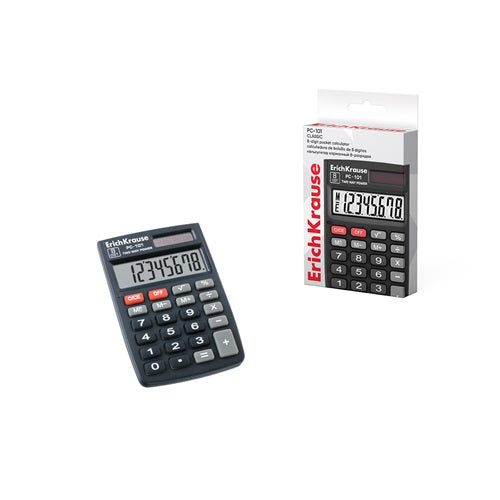 Számológép ErichKrause zseb PC-101 fekete