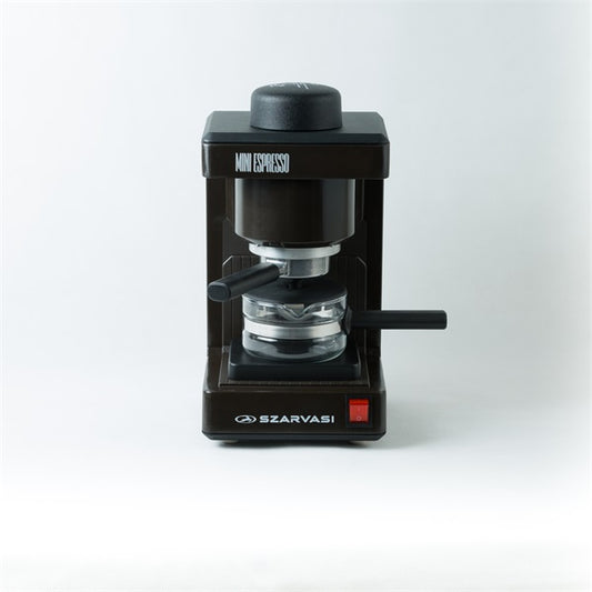 Szarvasi SZV-612/3 Mini presszókávéfőző + SZV102 Öko vízkőoldó szett, barna, 800W, 2/6 személyes kivitel