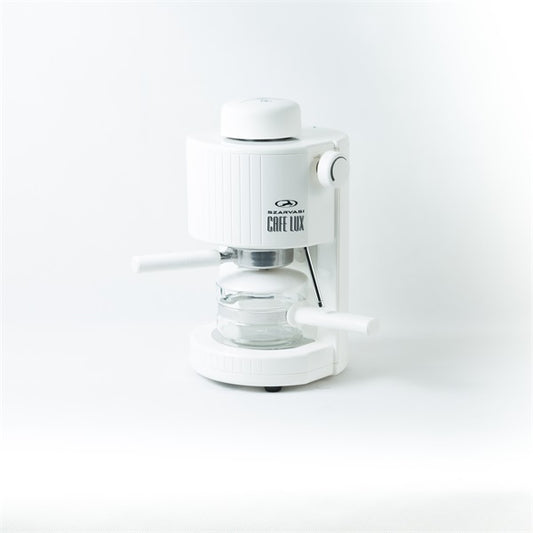Szarvasi SZV-620 Cafe Lux presszókávéfőző, fehér, 800W, 3,04 bar nyomás, 0,4L víztartály, gőzfúvóka