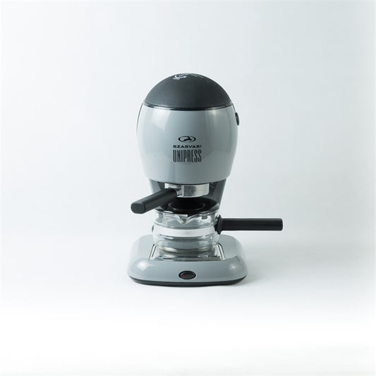 Szarvasi SZV-624 Unipress presszókávéfőző, szürke, 800W, 3,04 bar nyomás, 0,6L víztartály, 4,1 kg
