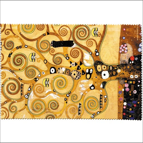 Szemüvegtörlő kendő Fridolin Gustav Klimt ´Az élet fája´