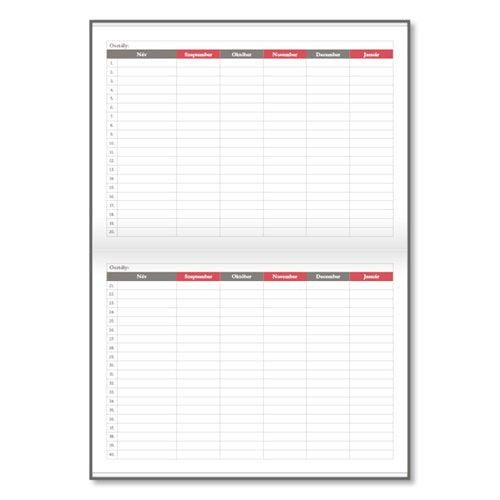 Tanári zsebkönyv pd 2026-2027 papír Compass