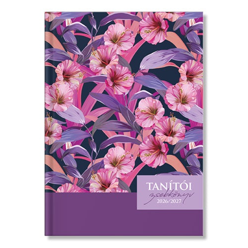 Tanítói zsebkönyv pd 2026-2027 papír Exotic