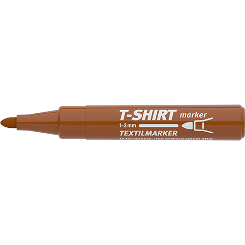 Textilmarker Ico T-Shirt barna
