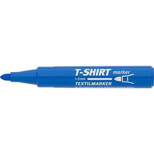 Textilmarker Ico T-Shirt kék