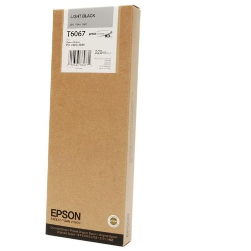 Tintapatron Epson T6067 világosfekete