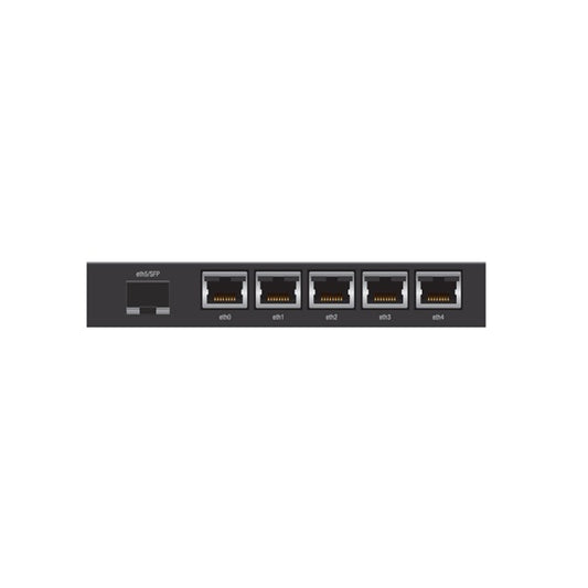 UBiQUiTi EdgeRouter 5x1000Mbps (passive POE) + 1x1000Mbps SFP, Asztali - ER-X-SFP