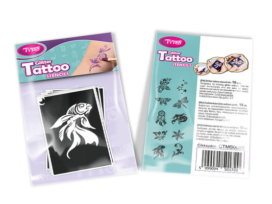 Sablonok, 10 db-os, női 2. (CTMS-0080)