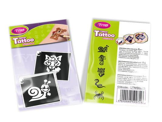 Sablonok, 5 db-os, fiús (CTMS-0076)