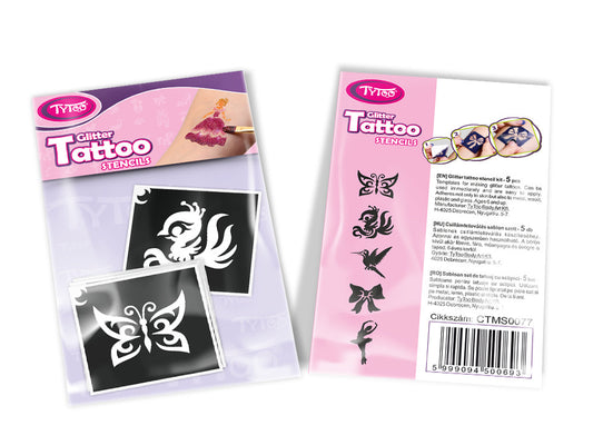 Sablonok, 5 db-os, lányos (CTMS-0077)