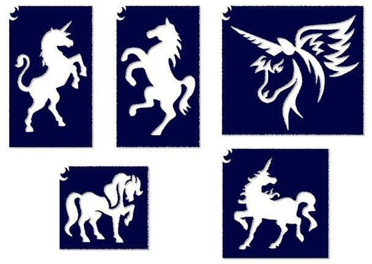 Sablonok, 5 db-os, lovas (CTMS-0017)