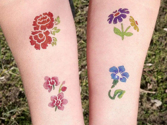 Csillámporkészlet, 12 db-os, 12x2,5 ml, alap színek