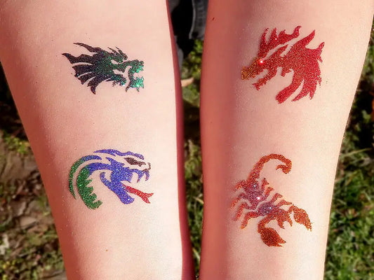 Sablonok, Dragons & Lizards, Sárkányok és gyíkok sablon szett, min. 20 minta