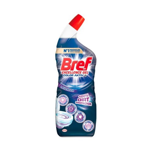 WC tisztító gel Bref 10x Effect Protection Shield 700ml