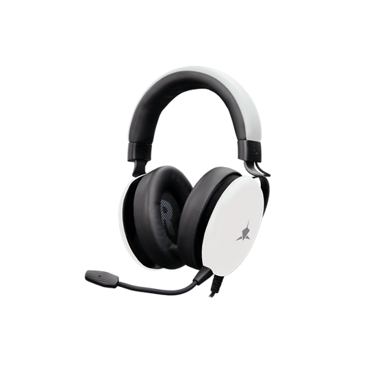 WHITE SHARK GH-2540W ELEPHANT-W vezetékes gamer fejhallgató mikrofonnal, fehér