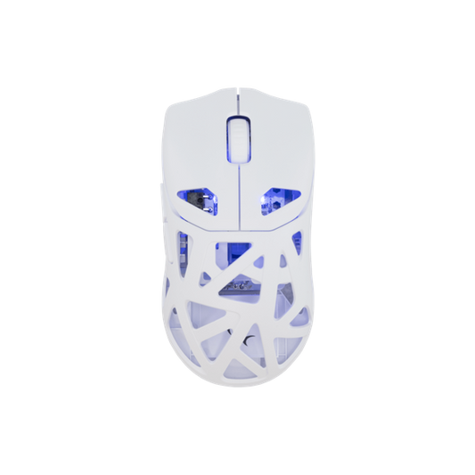 WHITE SHARK WGM-5019W DAGONET-W / 12.000 dpi fehér vez.nélk. gam. egér Pixart3311