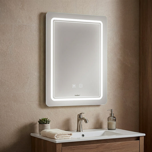 Vid tükör led világítással