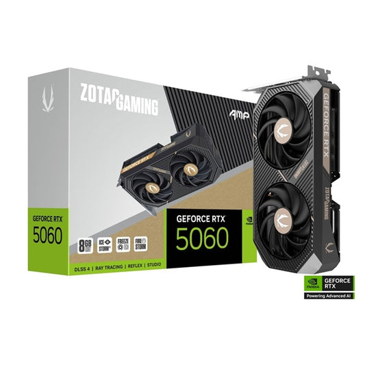 ZOTAC Videokártya PCI-Ex16x nVIDIA RTX 5060 AMP 8GB GDDR7