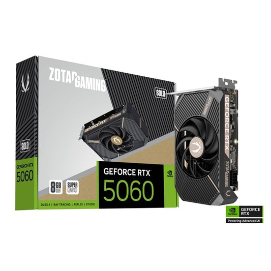 ZOTAC Videokártya PCI-Ex16x nVIDIA RTX 5060 SOLO 8GB GDDR7