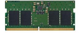 Kingston 8GB 5600MT/s DDR5 Non-ECC CL46 SODIMM 1Rx16memória (KVR56S46BS6-8)