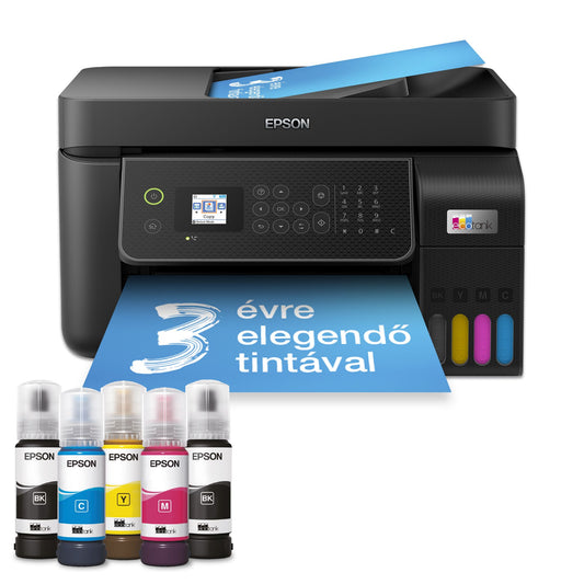 Epson Ecotank L5310 színes tintasugaras A4 4in1 MFP, ADF, Ethernet, WIFI
