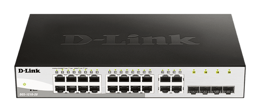 D-Link 16 10/100/1000 Base-T port with 4 x 1000Base-T /SFP ports