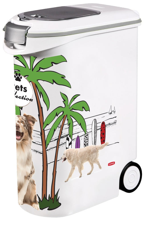Curver Dogs állateledel tároló tartály 20 kg / 54 l Pets