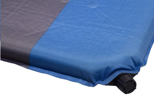 Cattara kempingmatrac önfelfújó 195 x 60 x 5 cm kék-szürke