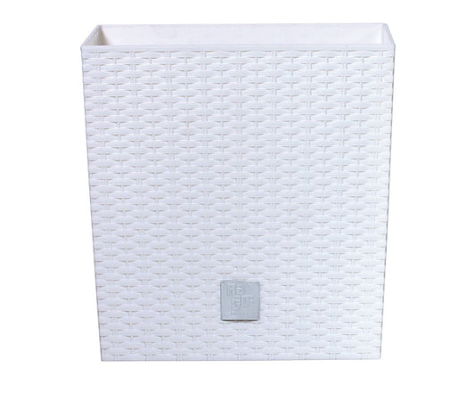 Prosperplast Rato Low virágcserép fehér, 17 x 17 x 17 cm