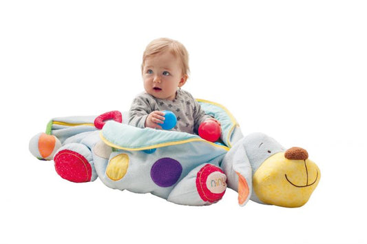 Niny játék - kutyus "IPO" 60 labdával