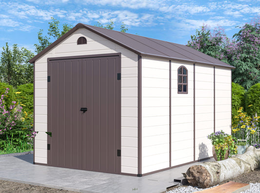 G21 Boston 882 kerti ház - 241 x 366 cm, műanyag, bézs