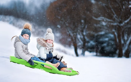 Bobszánkó Prosperplast SNOW TRAIN CONTROL zöld